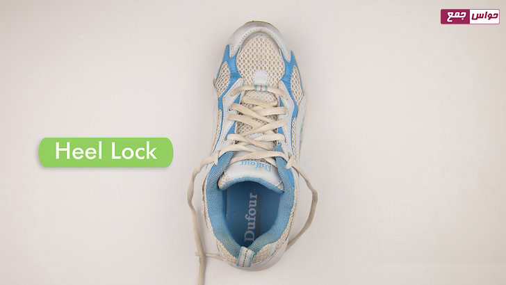 بستن قفل پاشنه کفش مخصوص دویدن برای افزایش پایداری