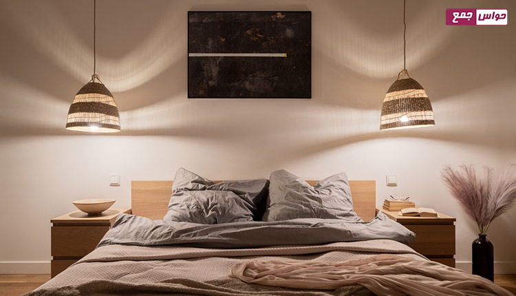 طراحی نور اتاق خواب